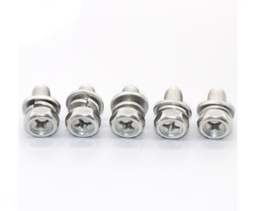 十字槽凹穴外六角三组合螺钉GB9074.13