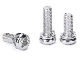 十字小盘头带弹垫二组合螺钉GB9074.7