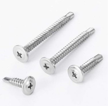 十字圆头带垫自攻自钻