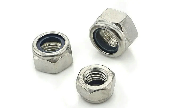 六角加厚尼龙锁紧螺母DIN982